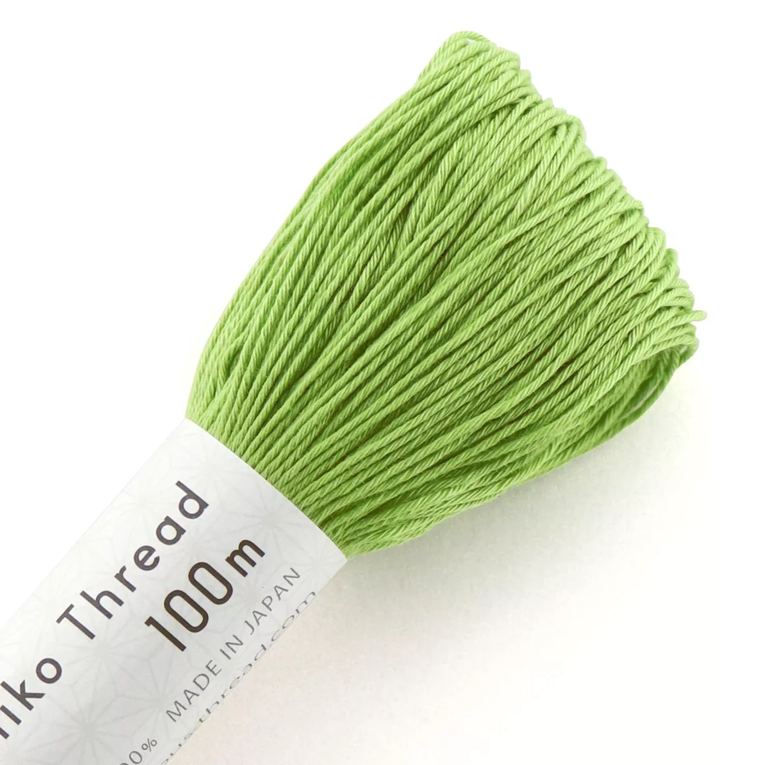 100m Skein Olympus Sashiko Thread - Spring Green(#107)