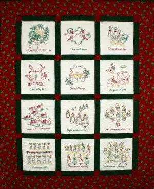 12 Days of Christmas Embroidery Block of the Month Club