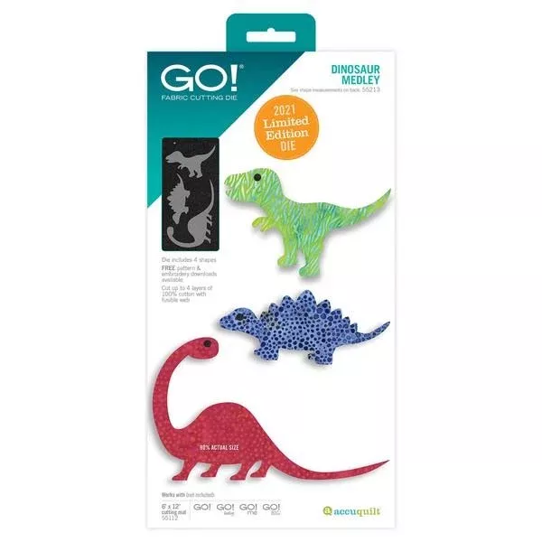 Accuquilt Dinosaur Medley Limited Edition Die