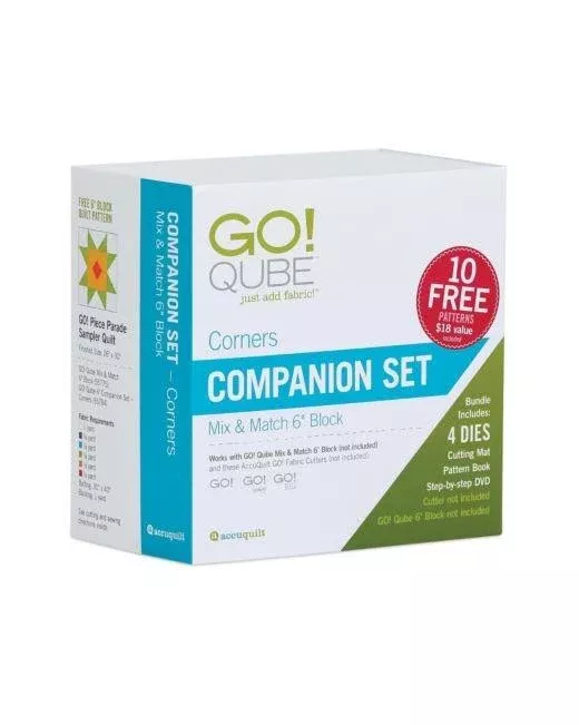 Accuquilt GO Qube 6" Companion Corner Set