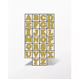 Alphabet #4 Embroidery by V-Stitch Designs