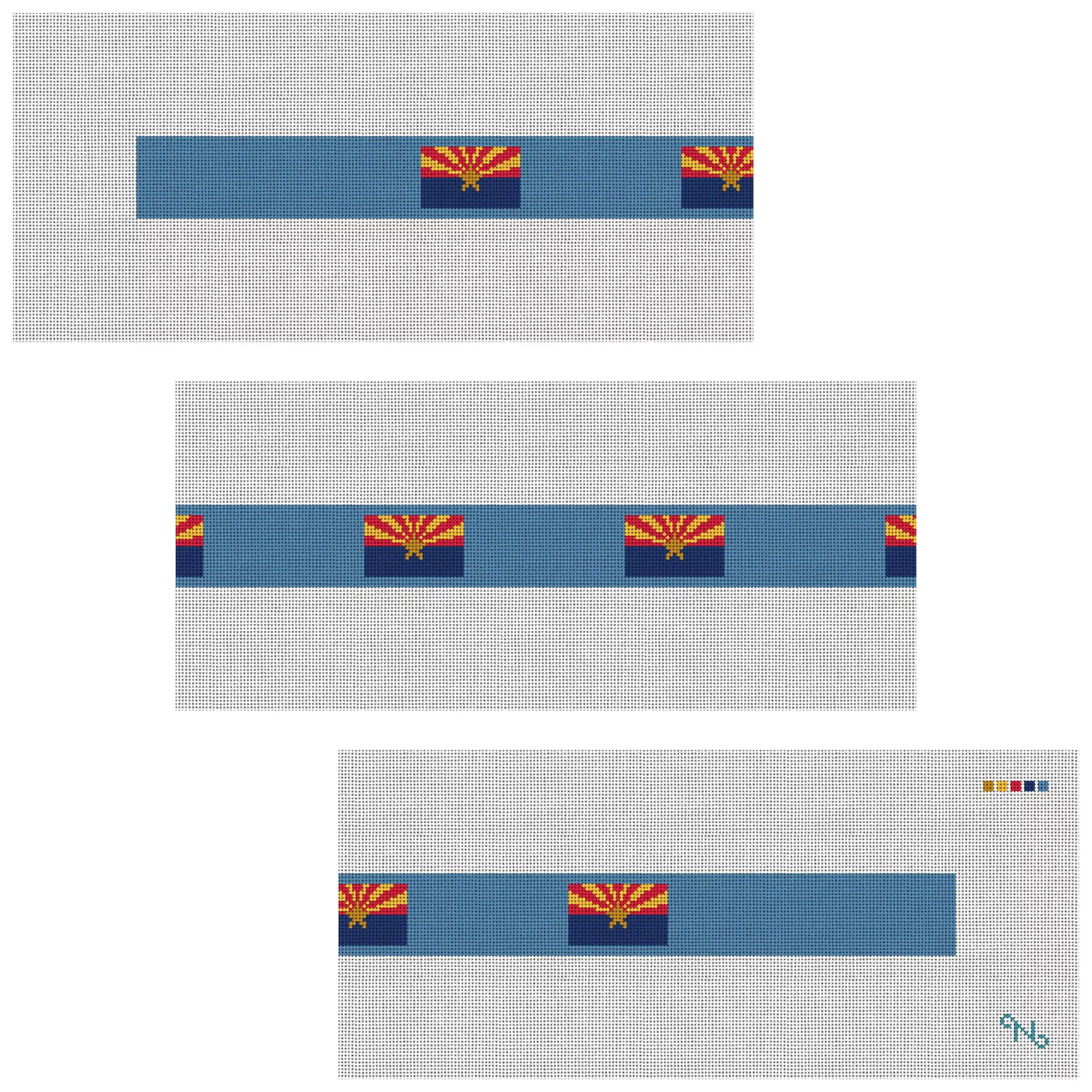 Arizona Flag Needlepoint Belt Kit