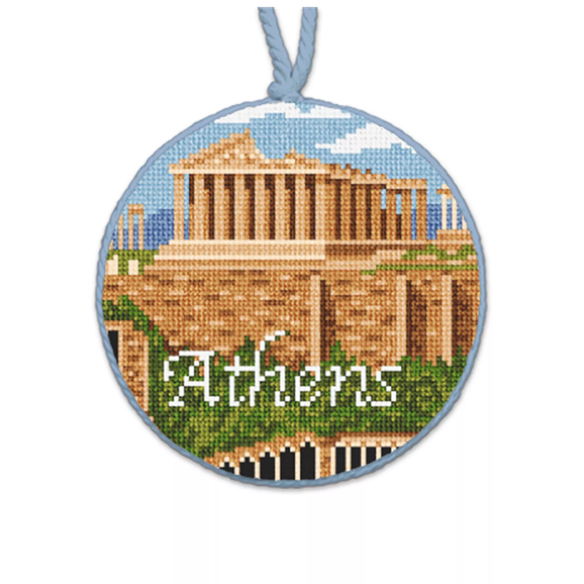 Athens Needlepoint Ornament