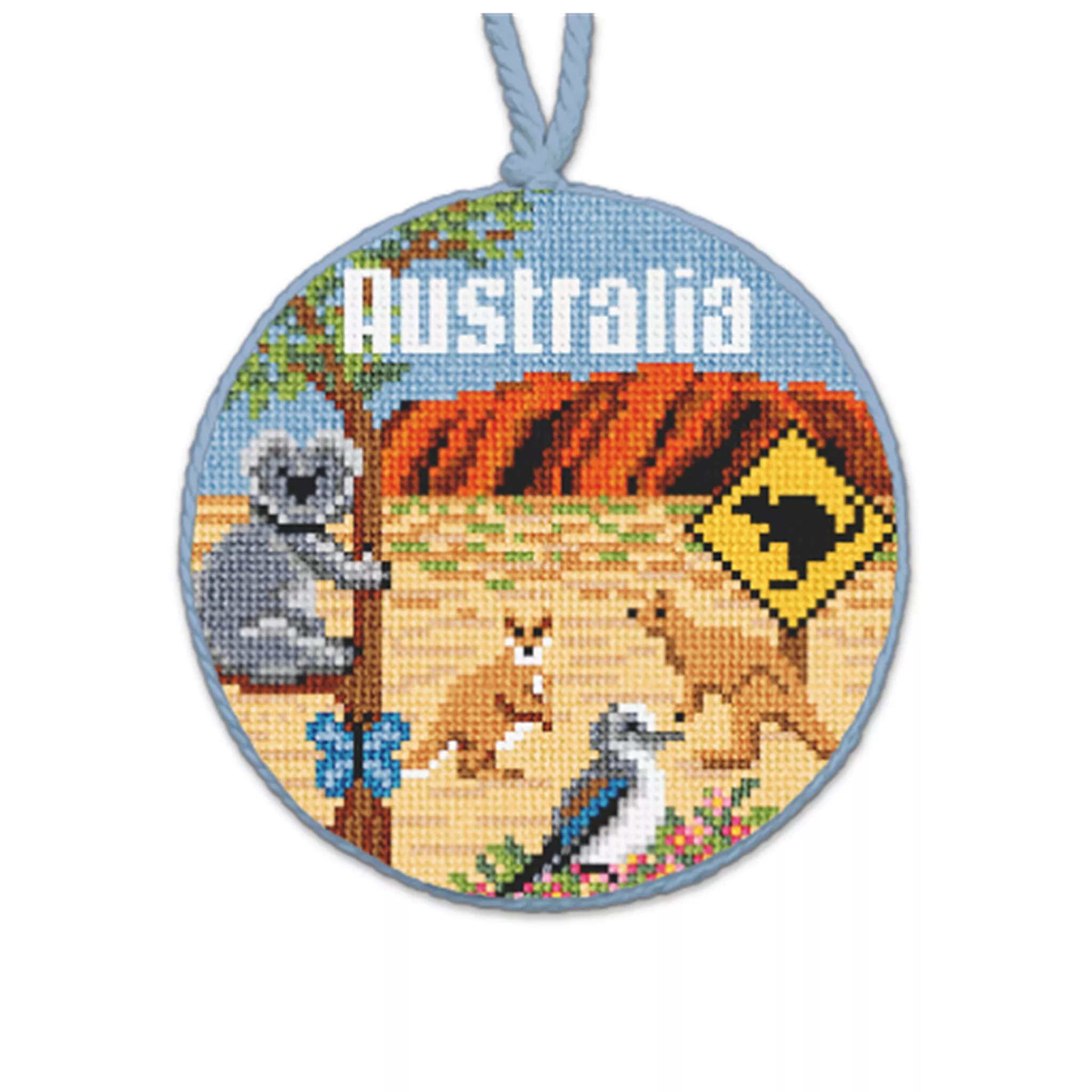 Australia Needlepoint Ornament