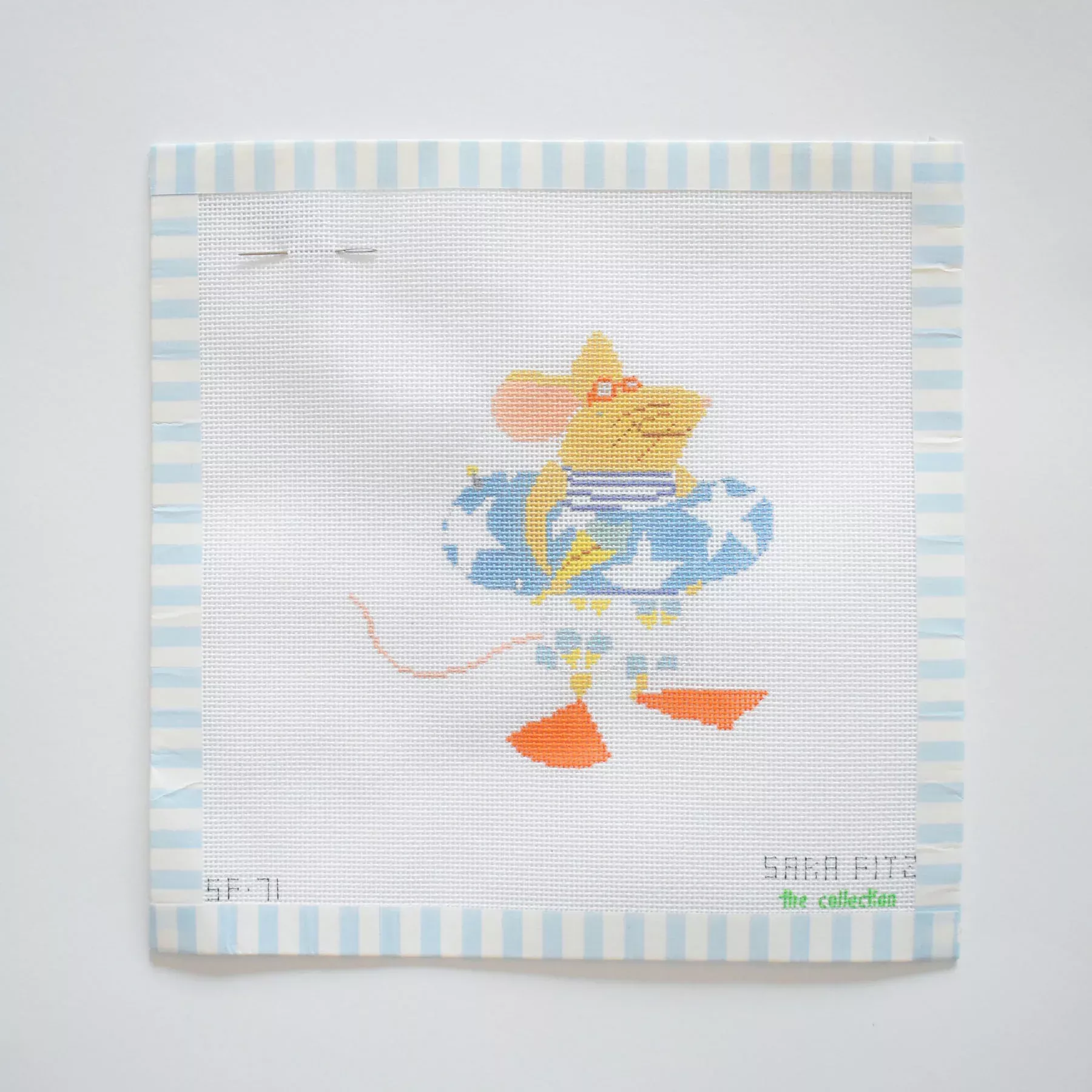 Beach Mouse Needlepoint