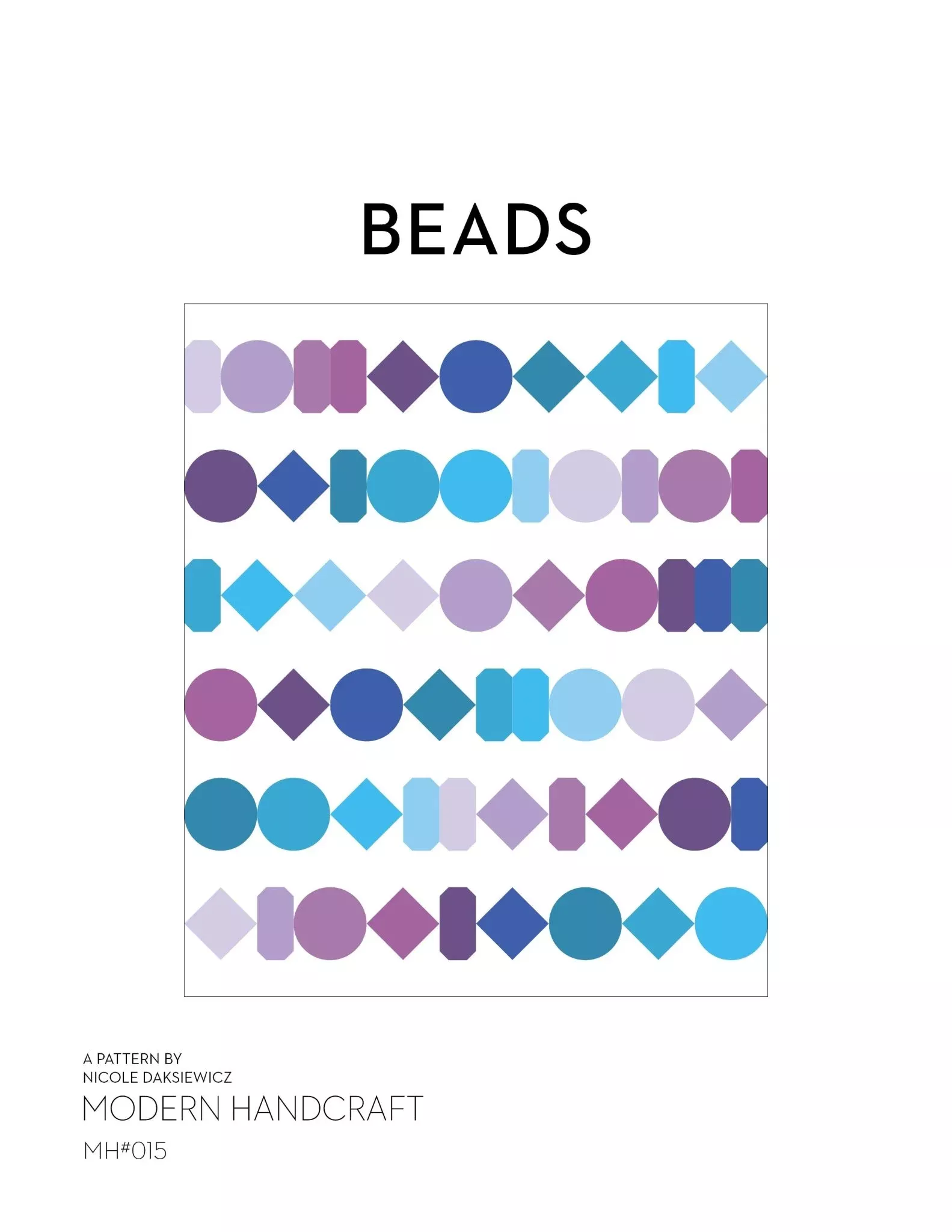 Beads Quilt PDF Pattern