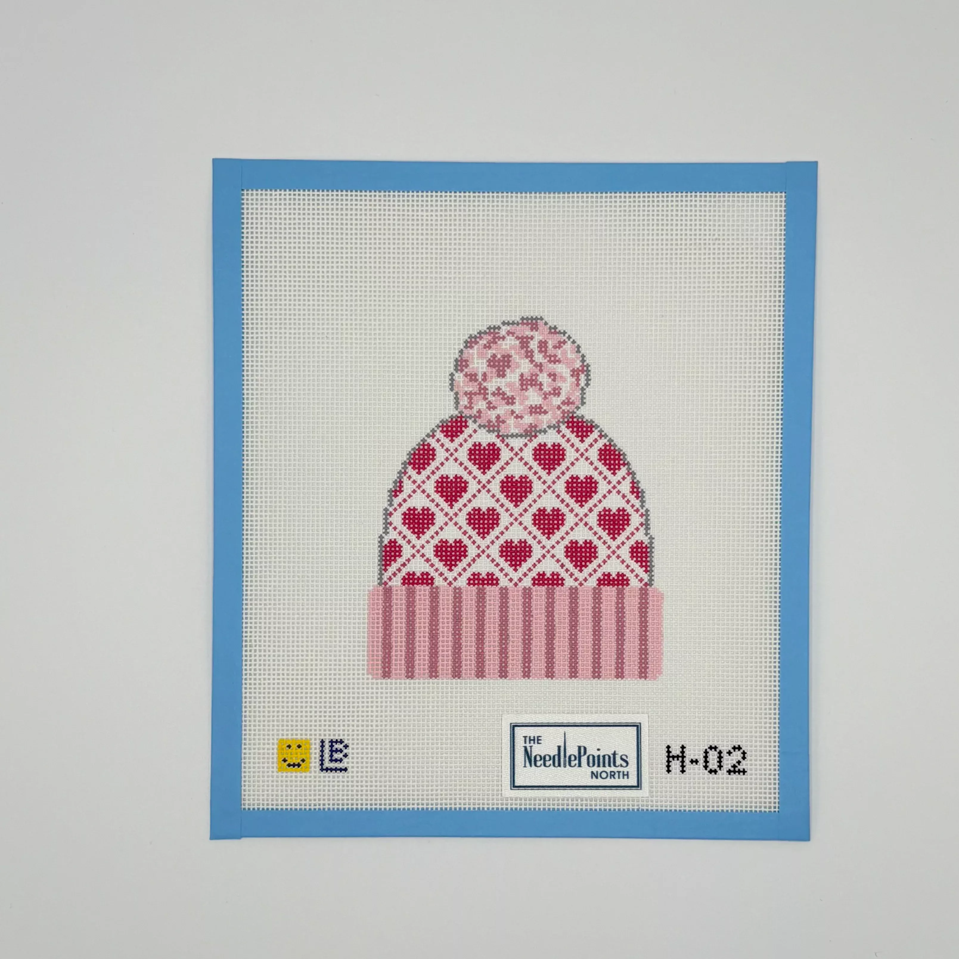 Beanie - Heart Pink