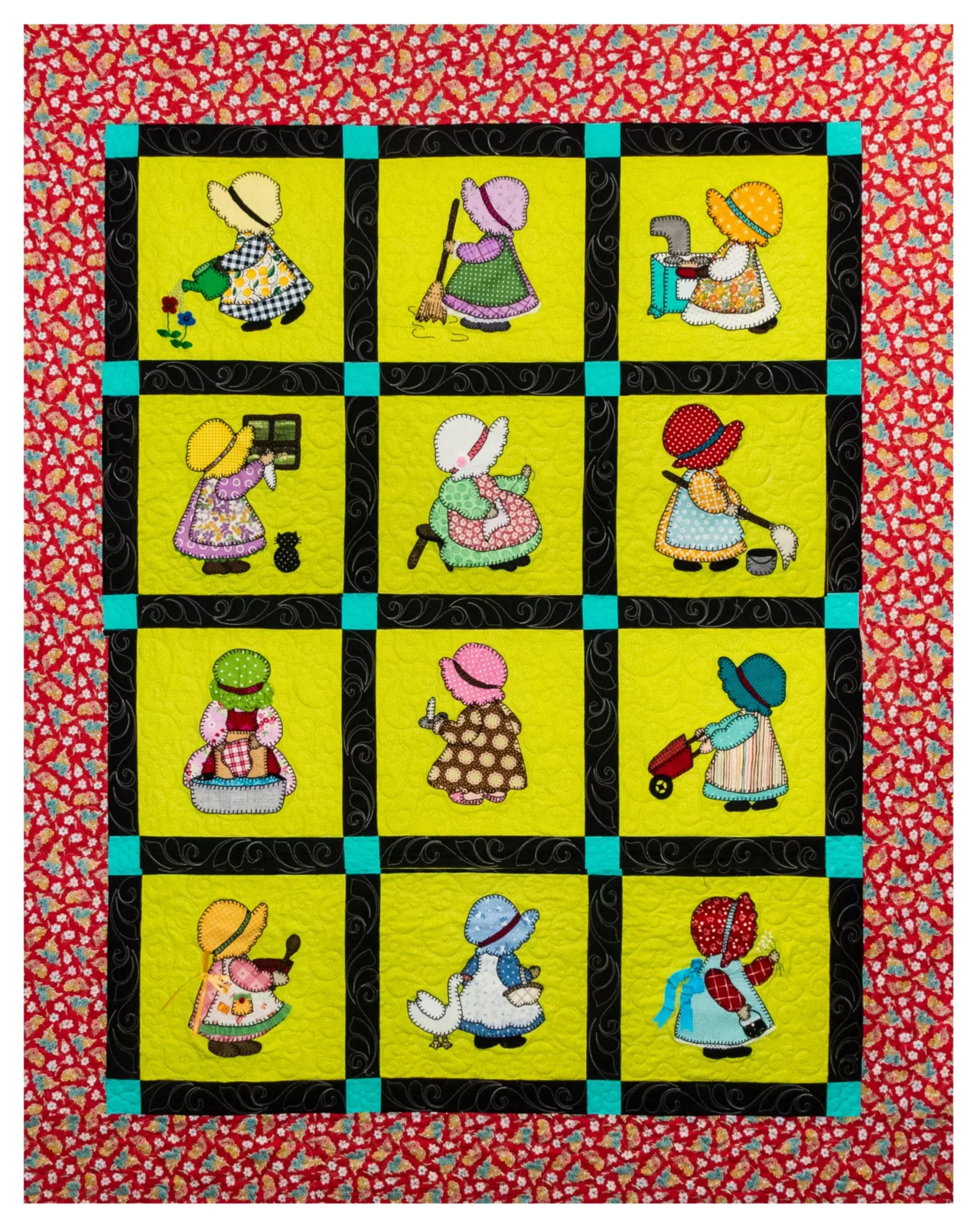 Becky's Sunbonnet Sue Block of the Month Club