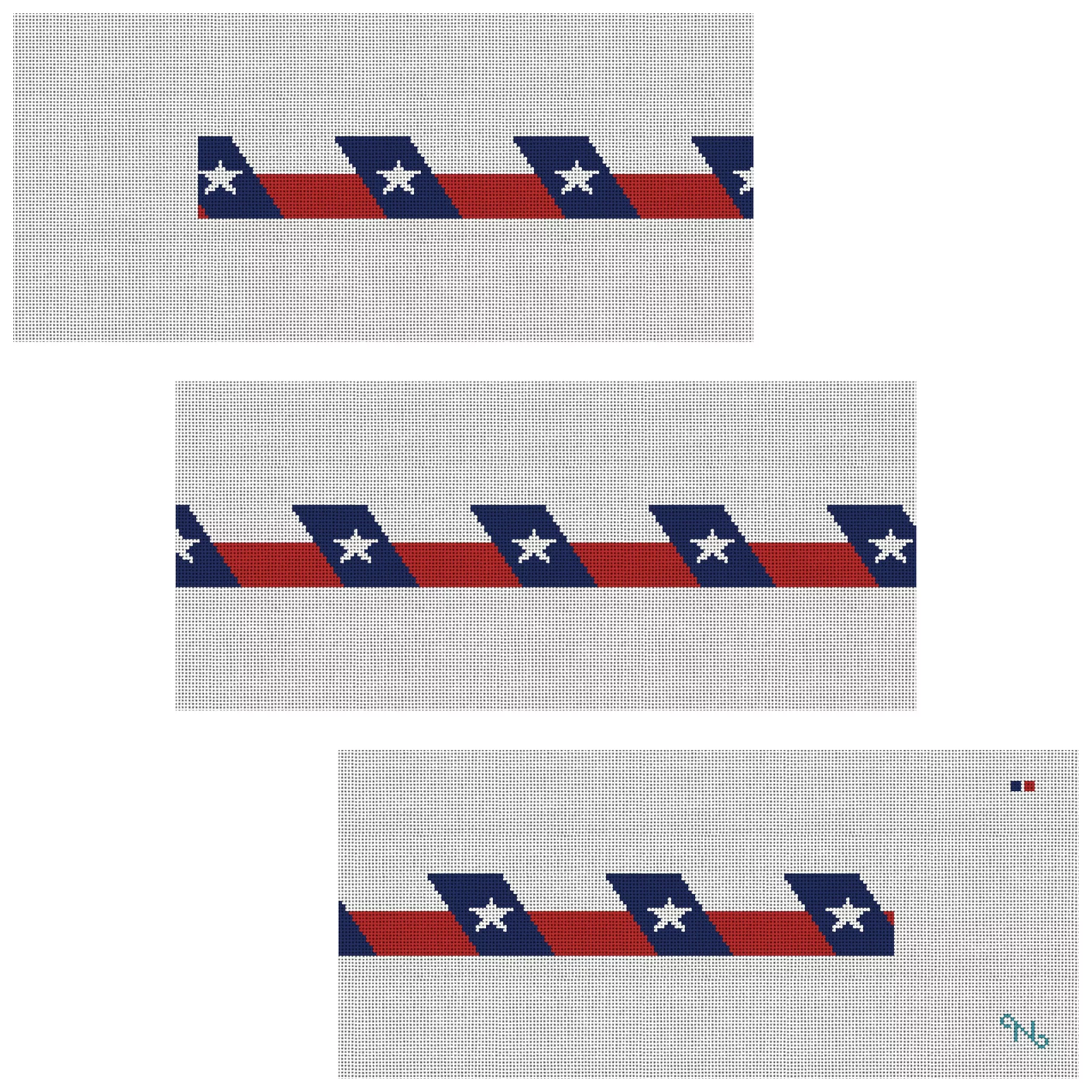 Big Texas Flag Needlepoint Belt Kit