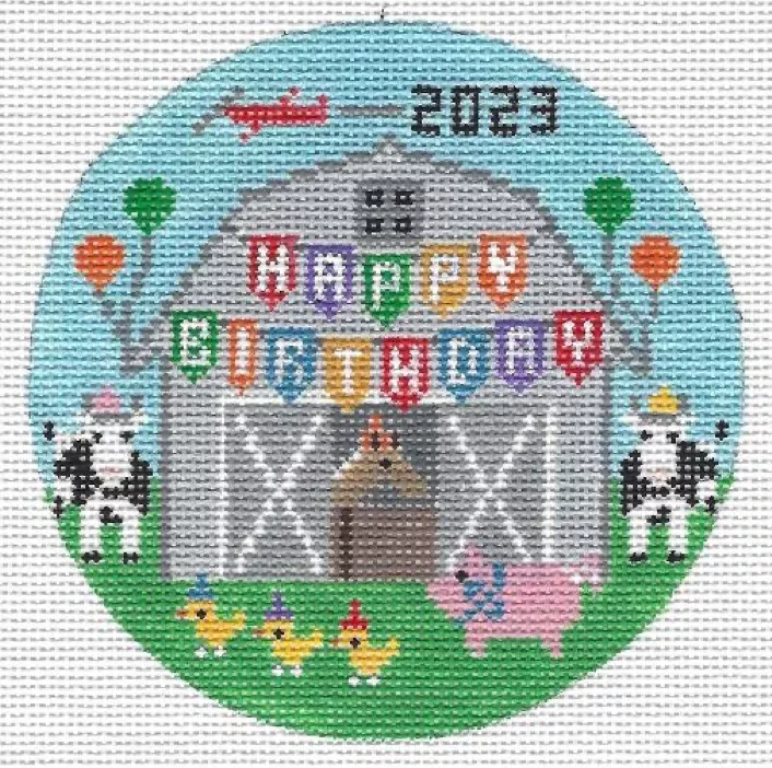 Birthday Barn Round R603
