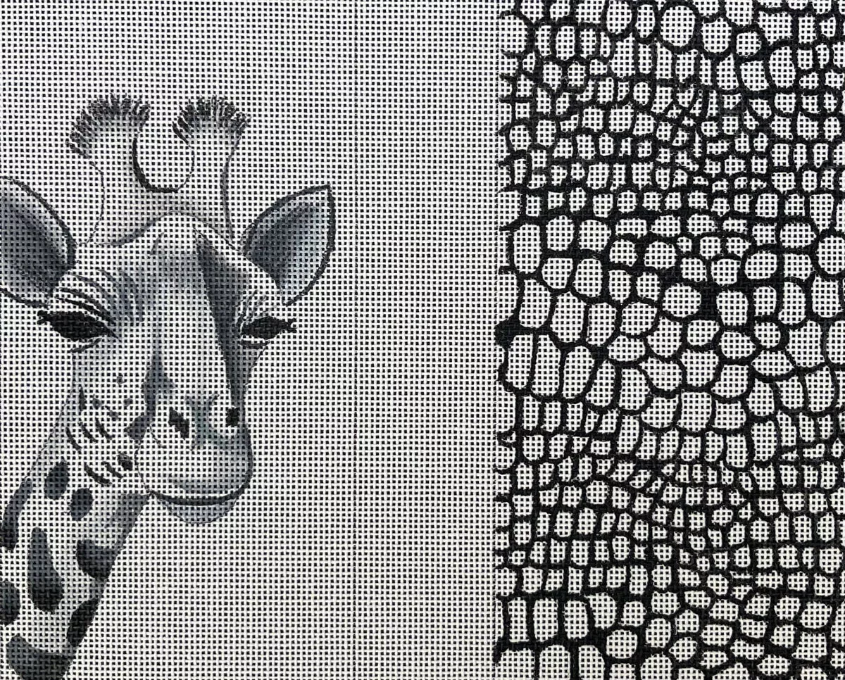 Black/White Giraffe eyeglass case COP - EY230