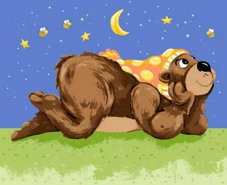 Blue Baron the Bear Playmat