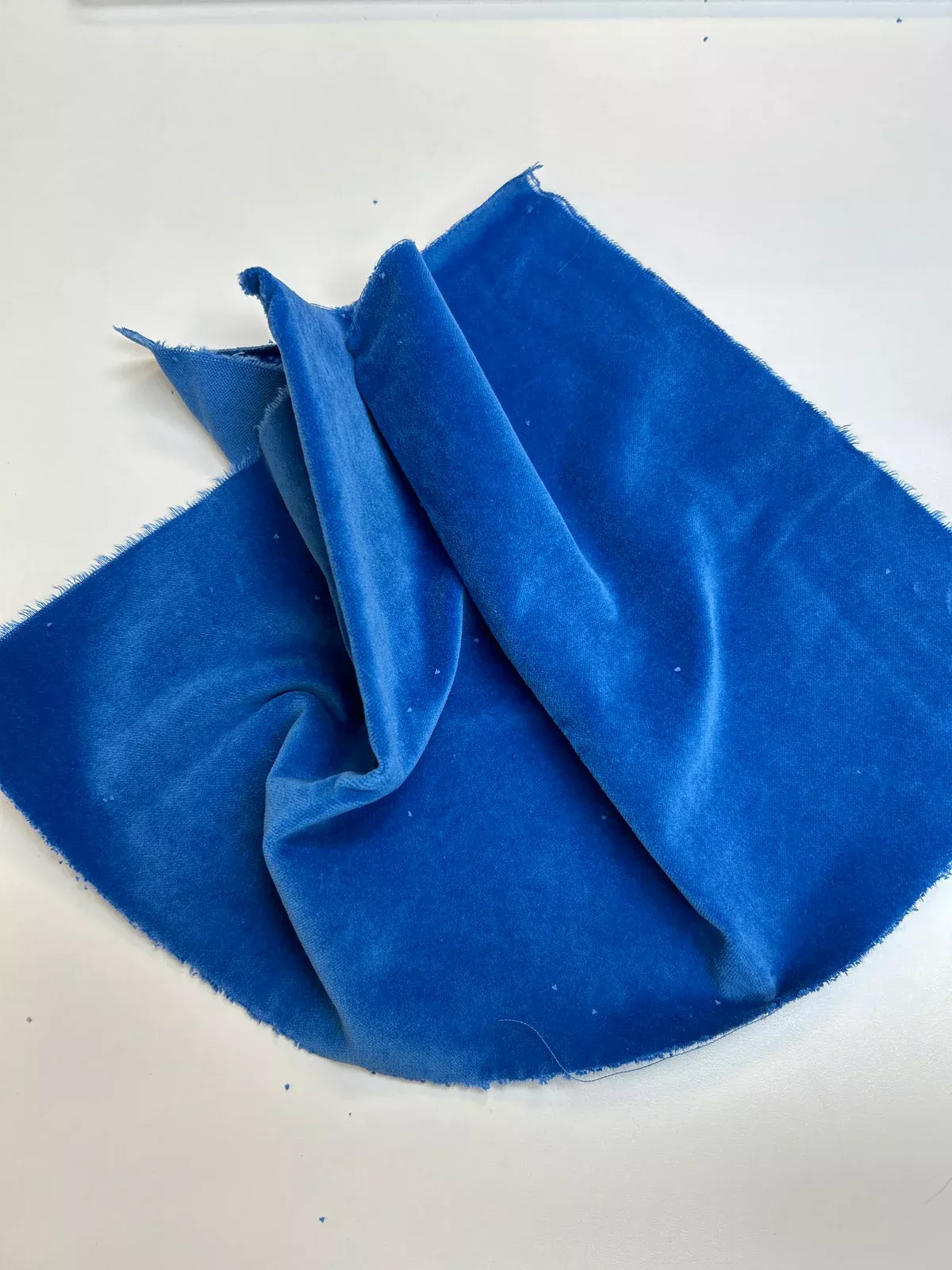 Blue Bonnet Velveteen 18x10