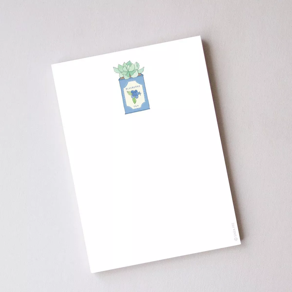 Blueberry Tea Tin Notepad
