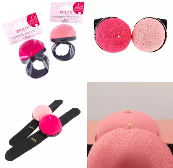 BOHIN Pink October Pincushion Slap Bracelet - BOH99994
