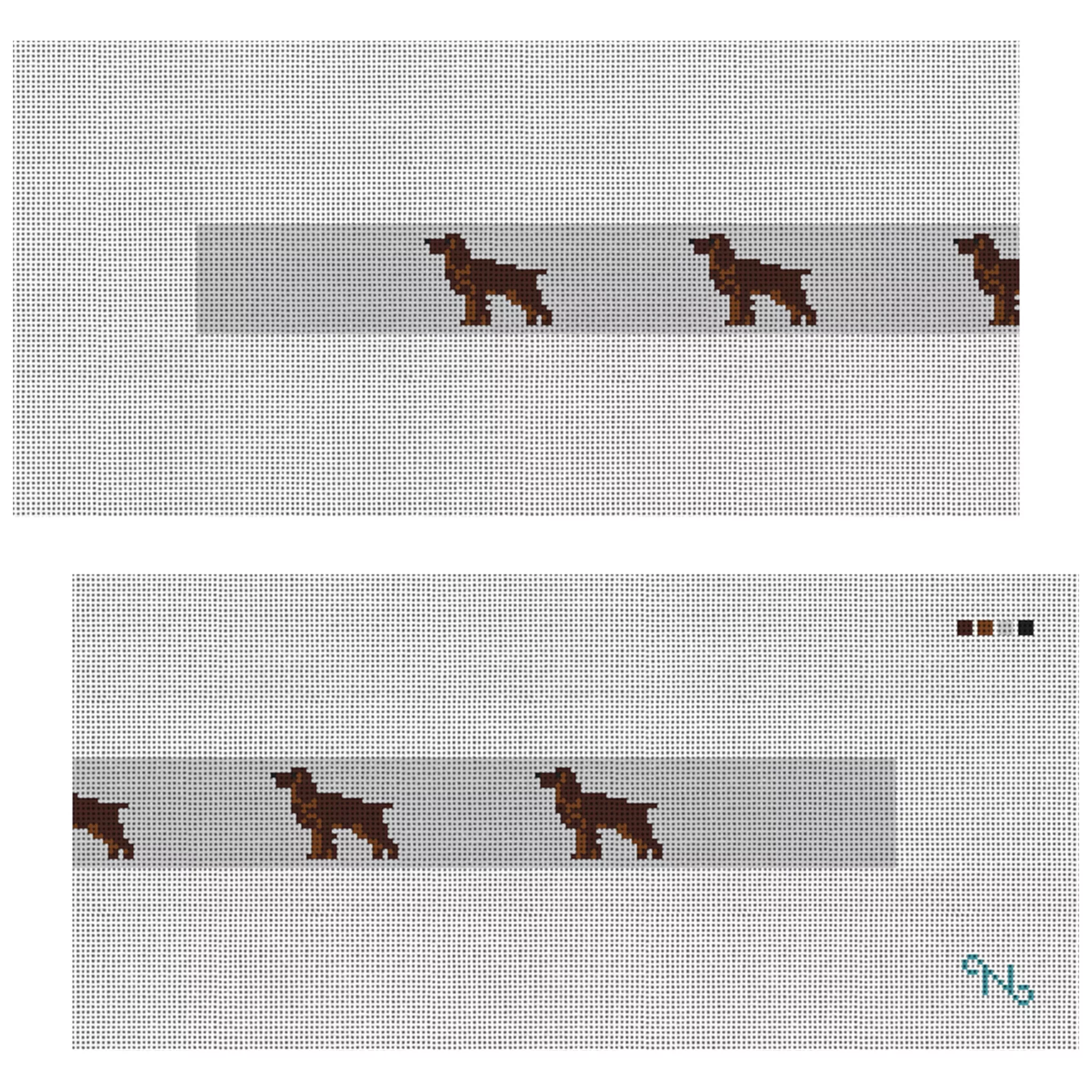 Boykin Spaniel Needlepoint Dog Collar Kit