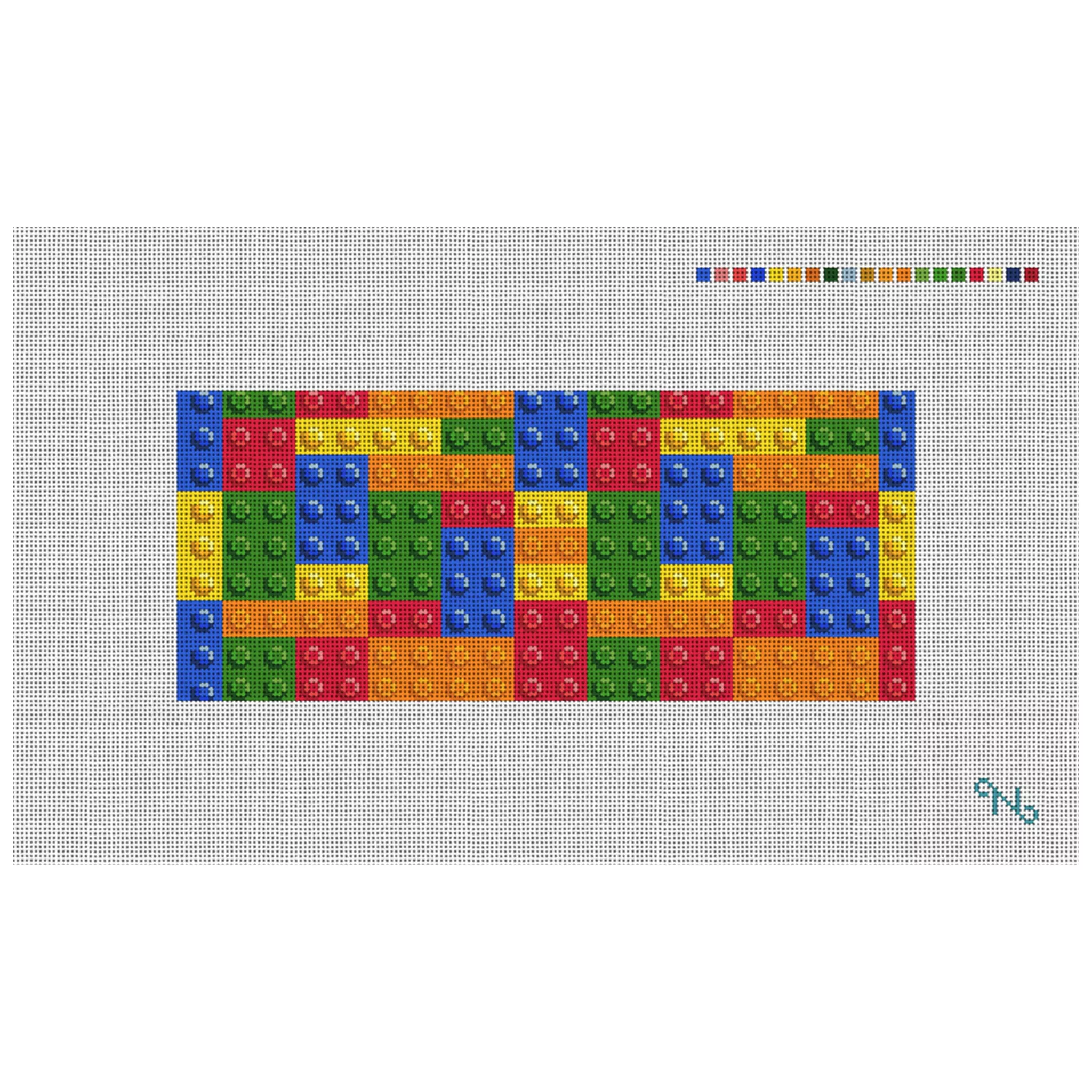 Brick By Brick Needlepoint Flask Kit