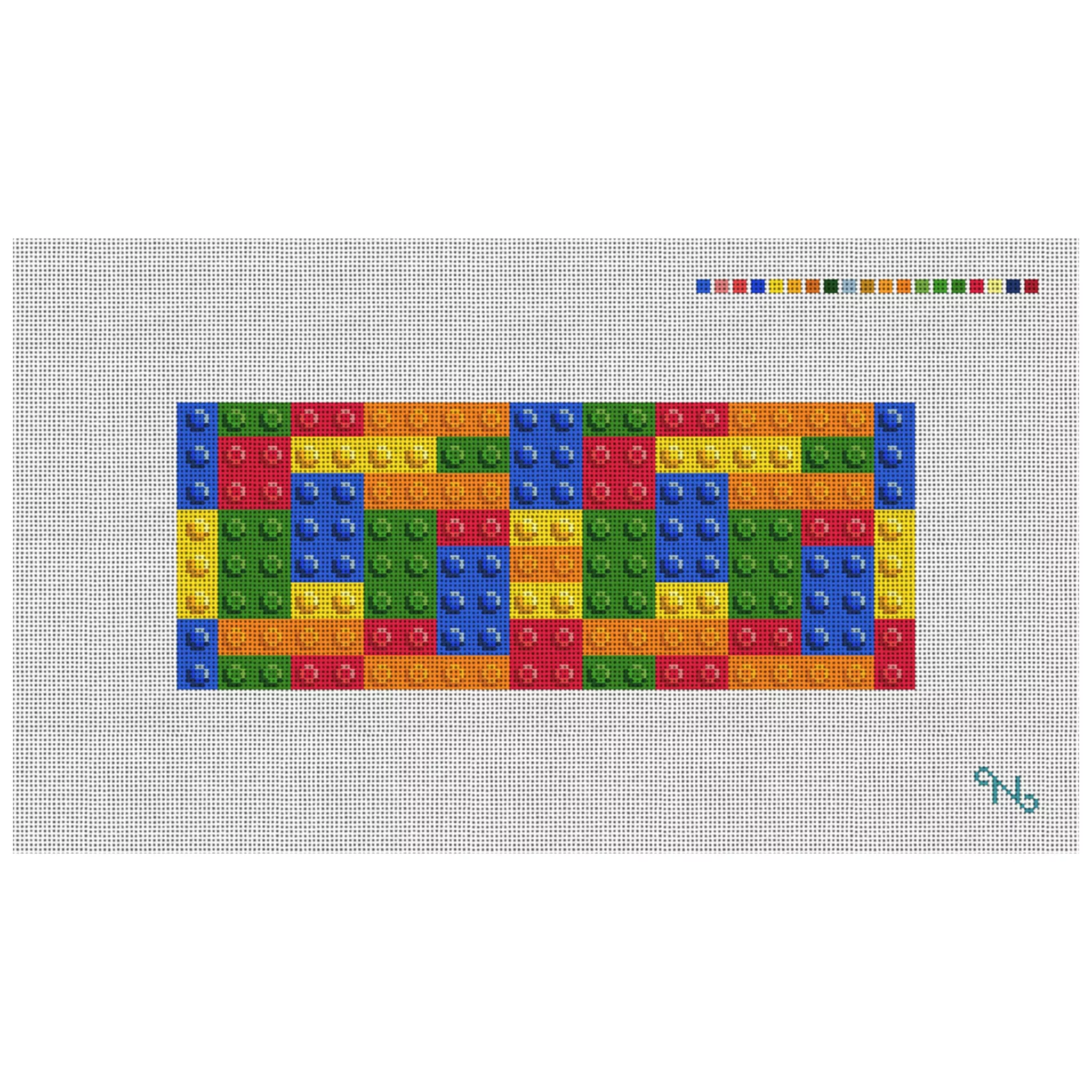 Brick By Brick Needlepoint Wallet Kit
