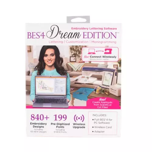 Brother BES 4 Dream Edition Embroidery Lettering Software