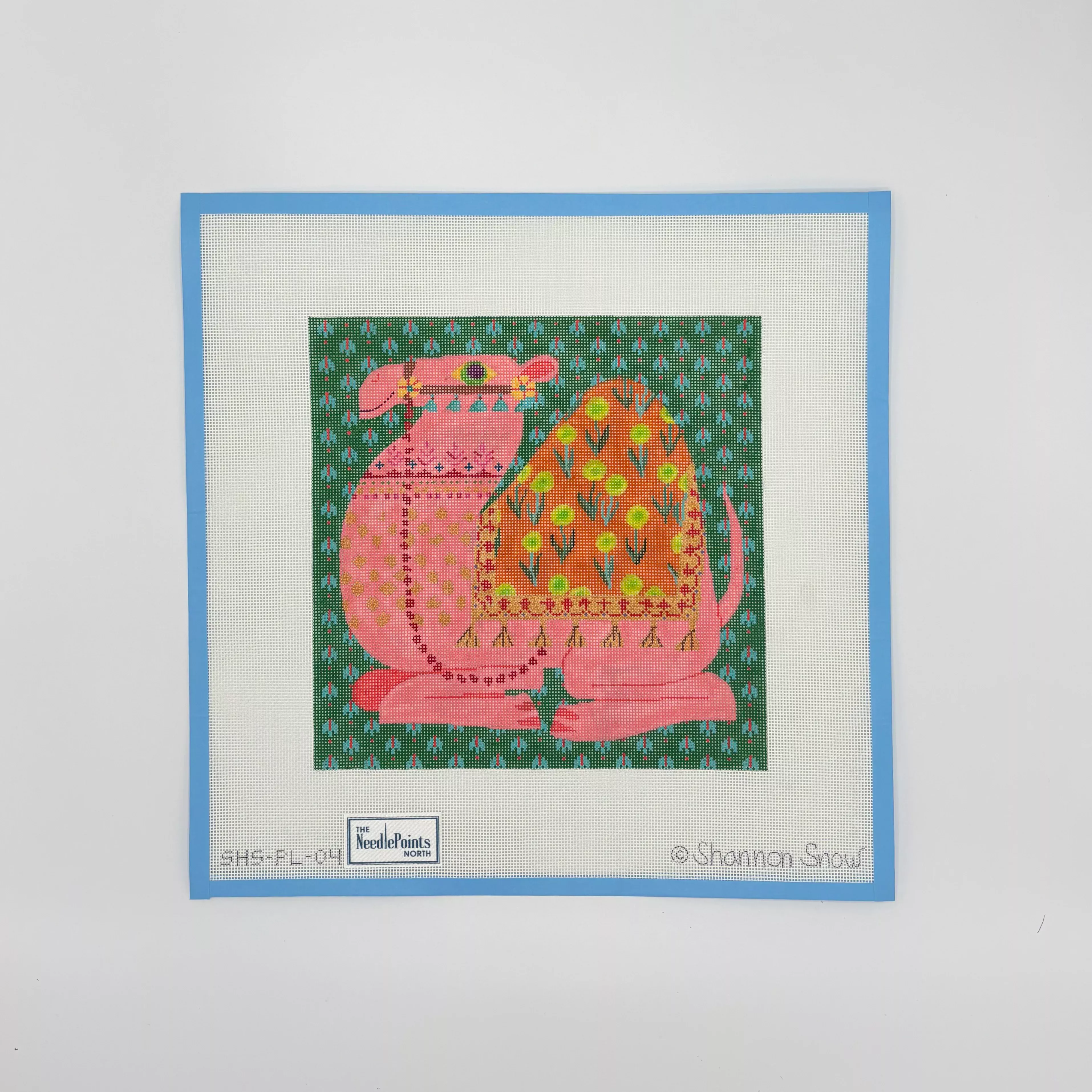 Camel with Orange Blanket