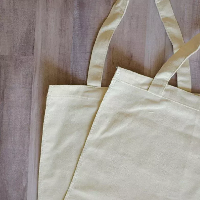 Canvas Tote, Open Sided 12"x15" (Disc)