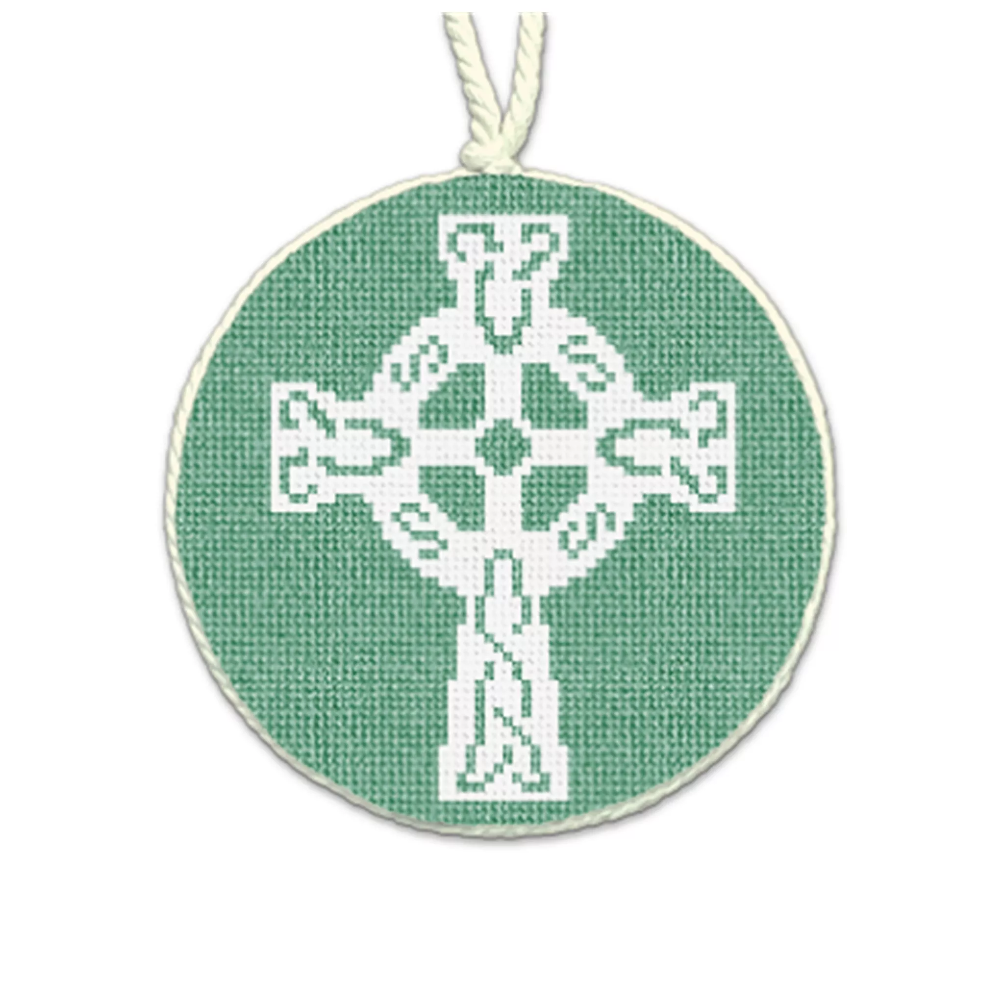 Celtic Cross Needlepoint Ornament