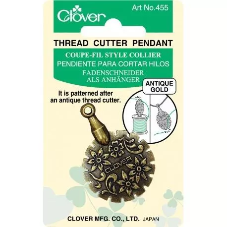 Clover Thread Cutter Pendant