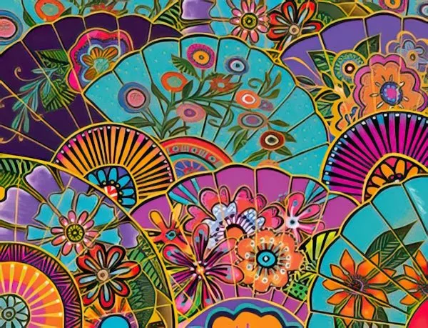 Colorful Fans