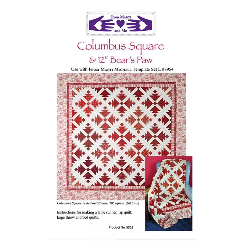 Columbus Square 12" Bear Paw