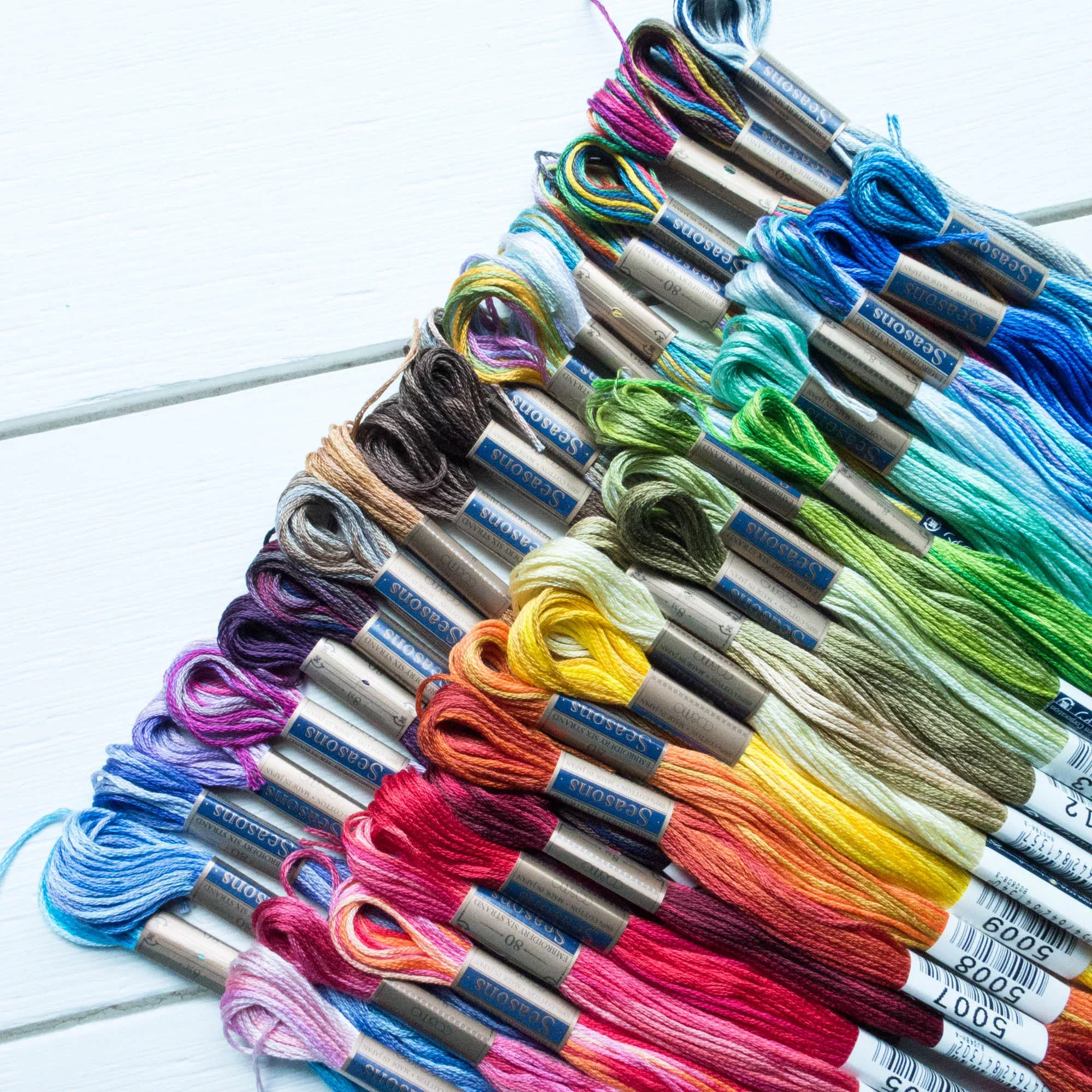 Complete Collection Cosmo Seasons Variegated Embroidery Floss Set - 5000 Series