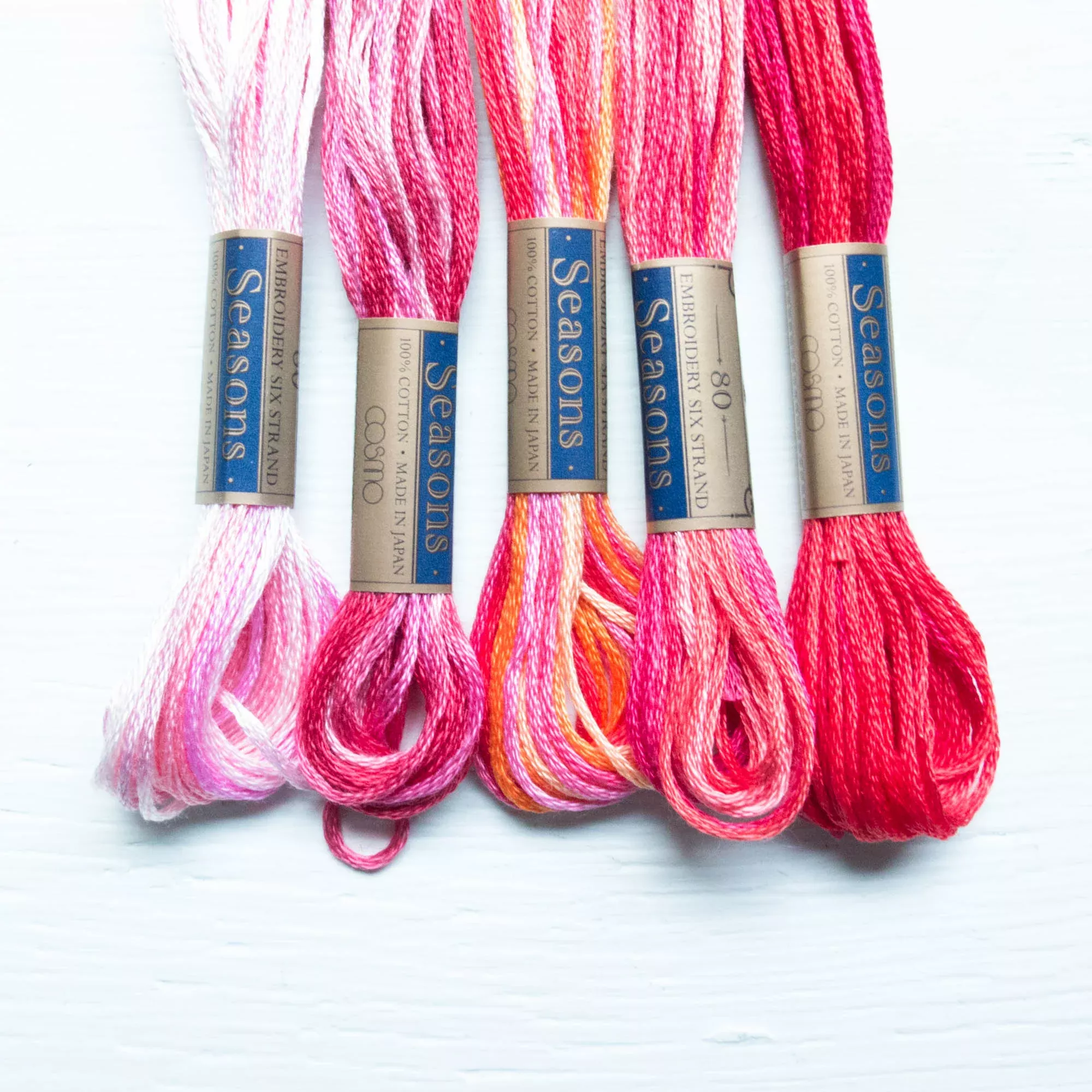 COSMO Seasons Variegated Embroidery Floss - 5001, 5002, 5003, 5004, 5005