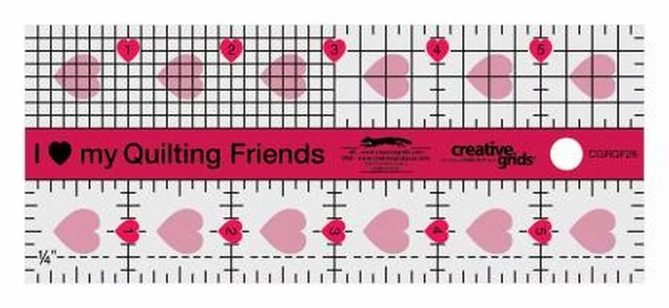Creative Grids 2 1/2" x 6" Ruler