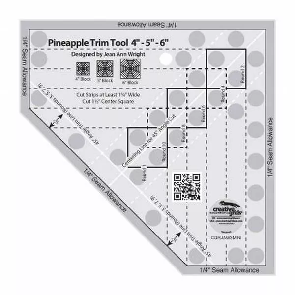 Creative Grids Pineapple Mini Trim Tool