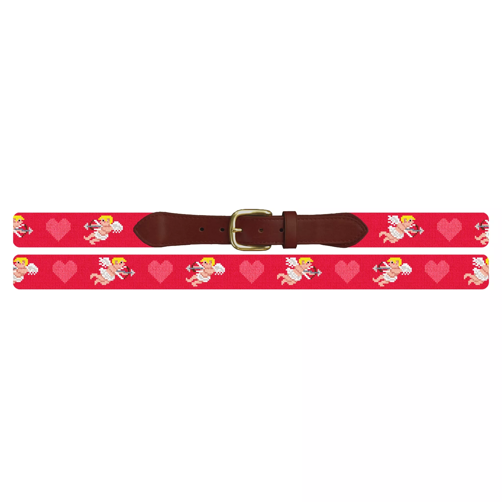 Cupid's Arrow Needlepoint Belt