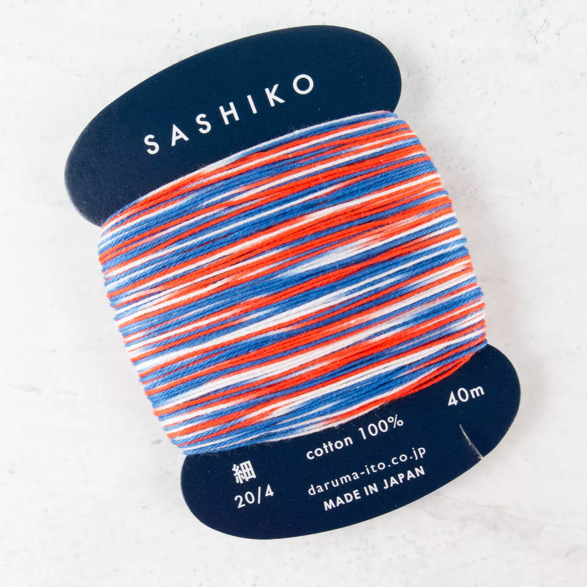 Daruma Carded Variegated Sashiko Thread -Goldfish (no. 401)