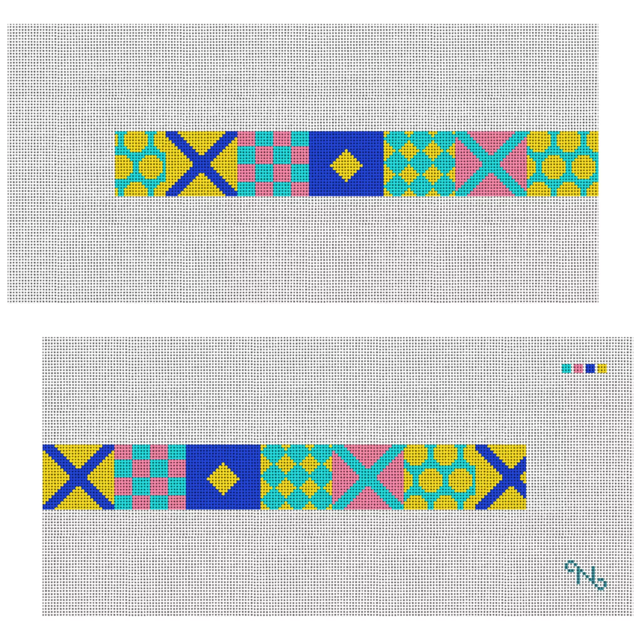 Derby Silks Needlepoint Dog Collar Kit