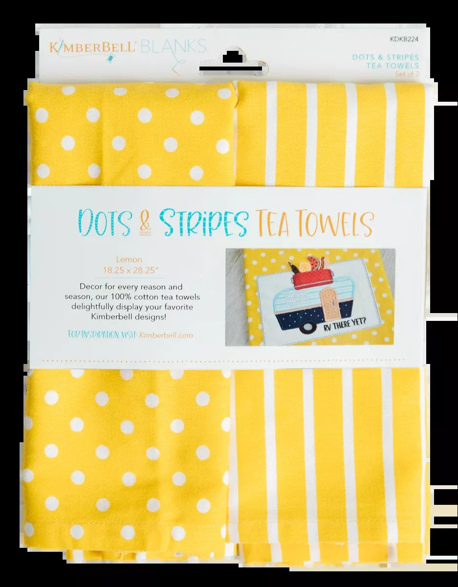 Dots & Stripes Tea Towel