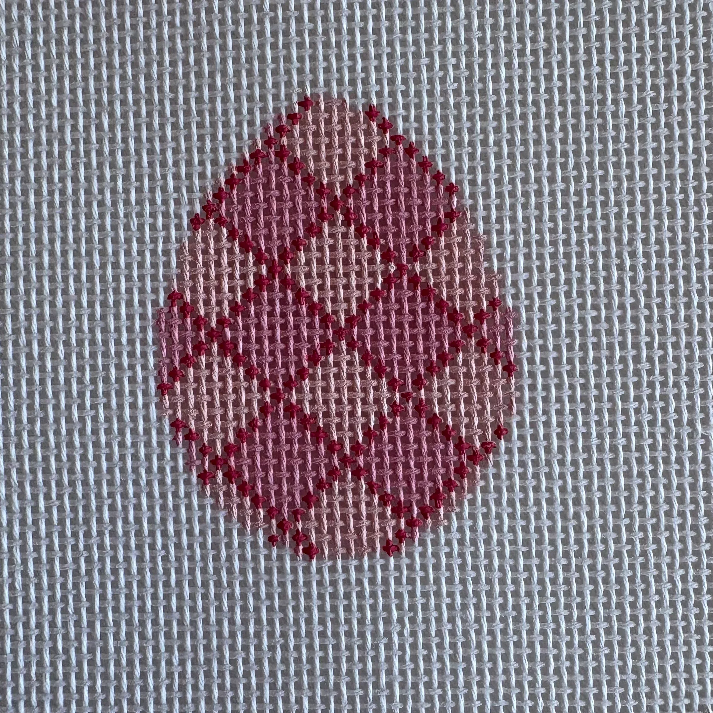 Egg - Pink Argyle
