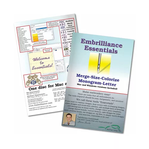 Embrilliance Essentials Embroidery Software