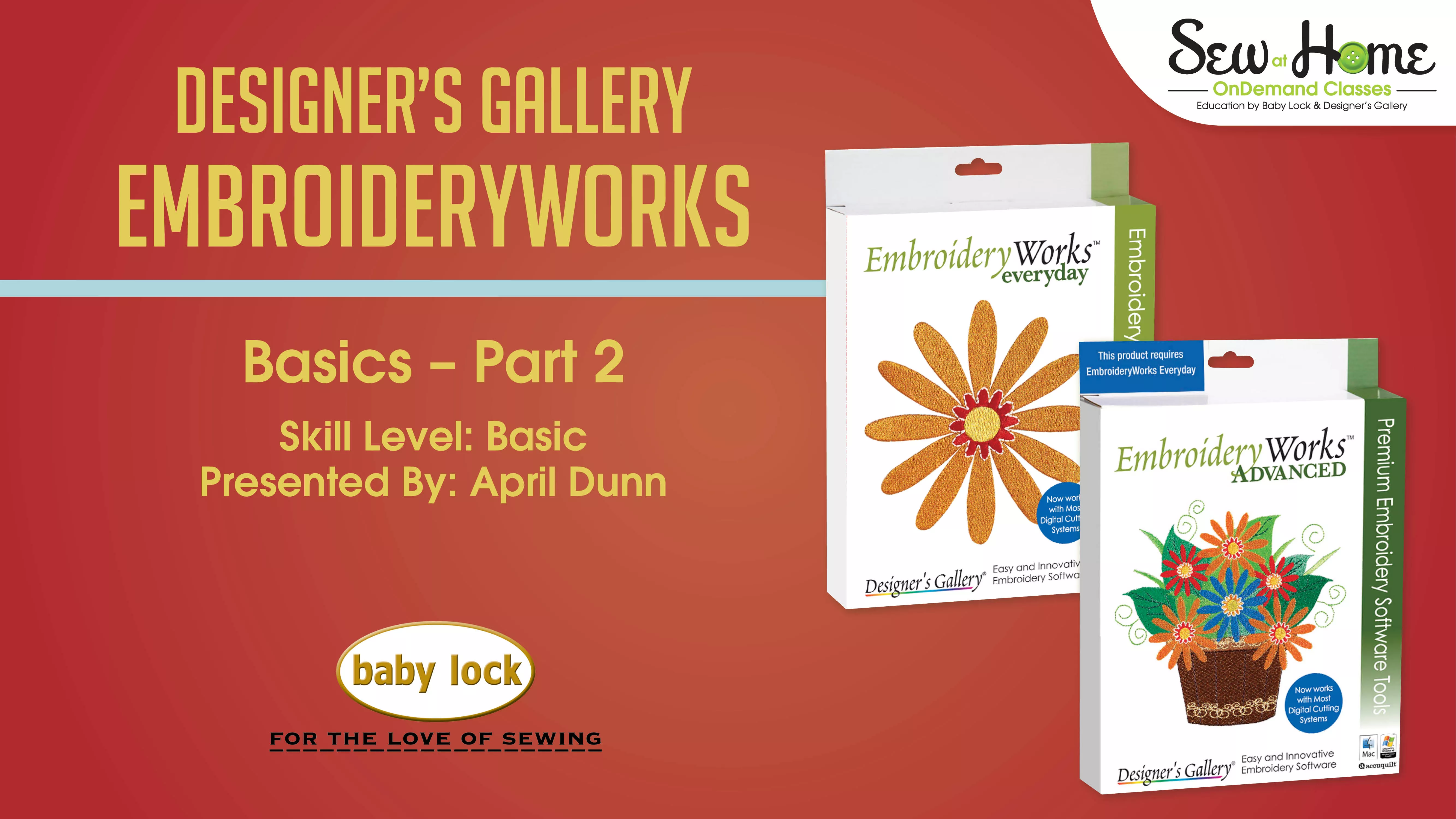 EmbroideryWorks Basics - Part 2