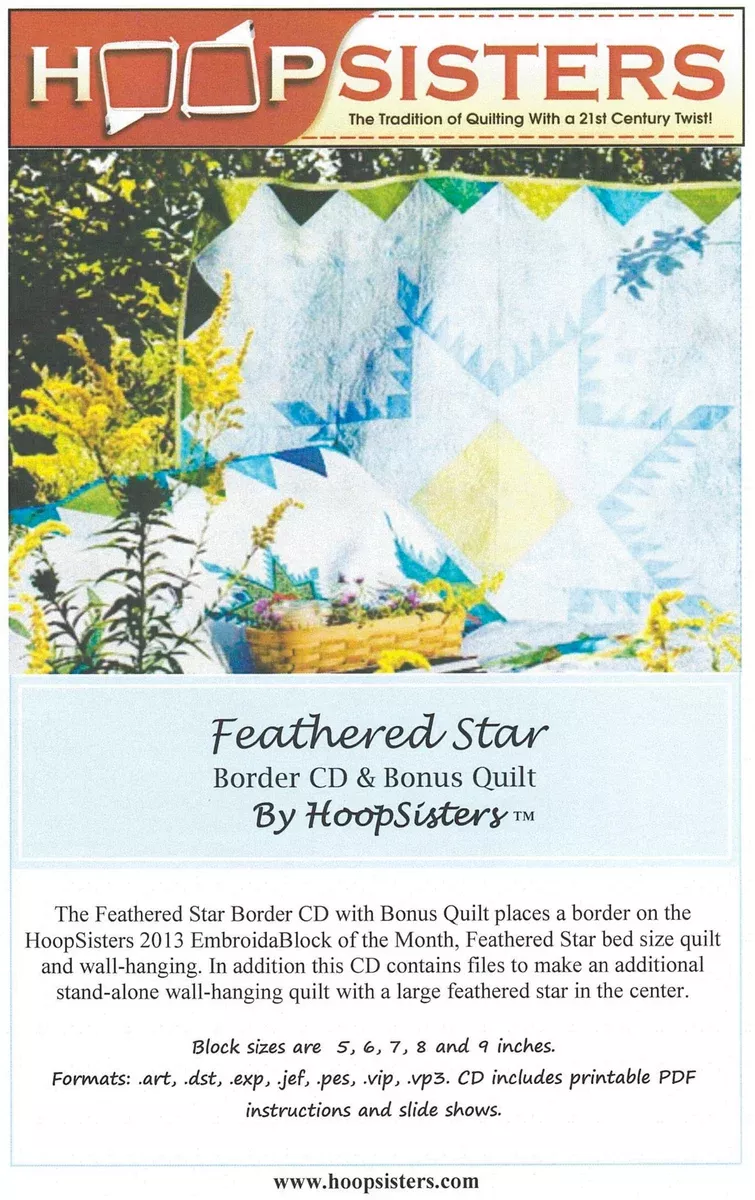 Feathered Star Border CD/ Bonus Quilt