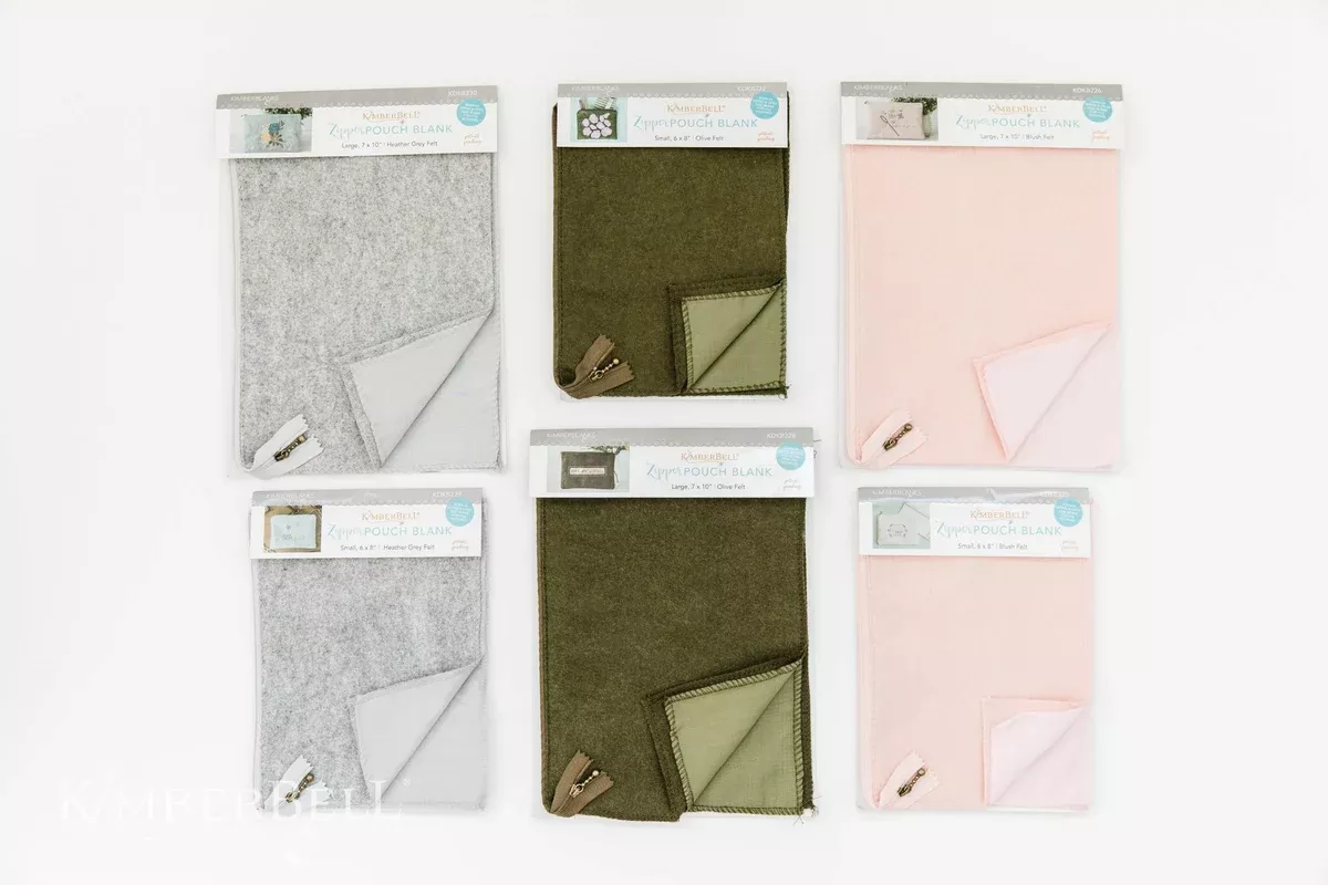 Felt Zipper Pouch Blank (Disc)