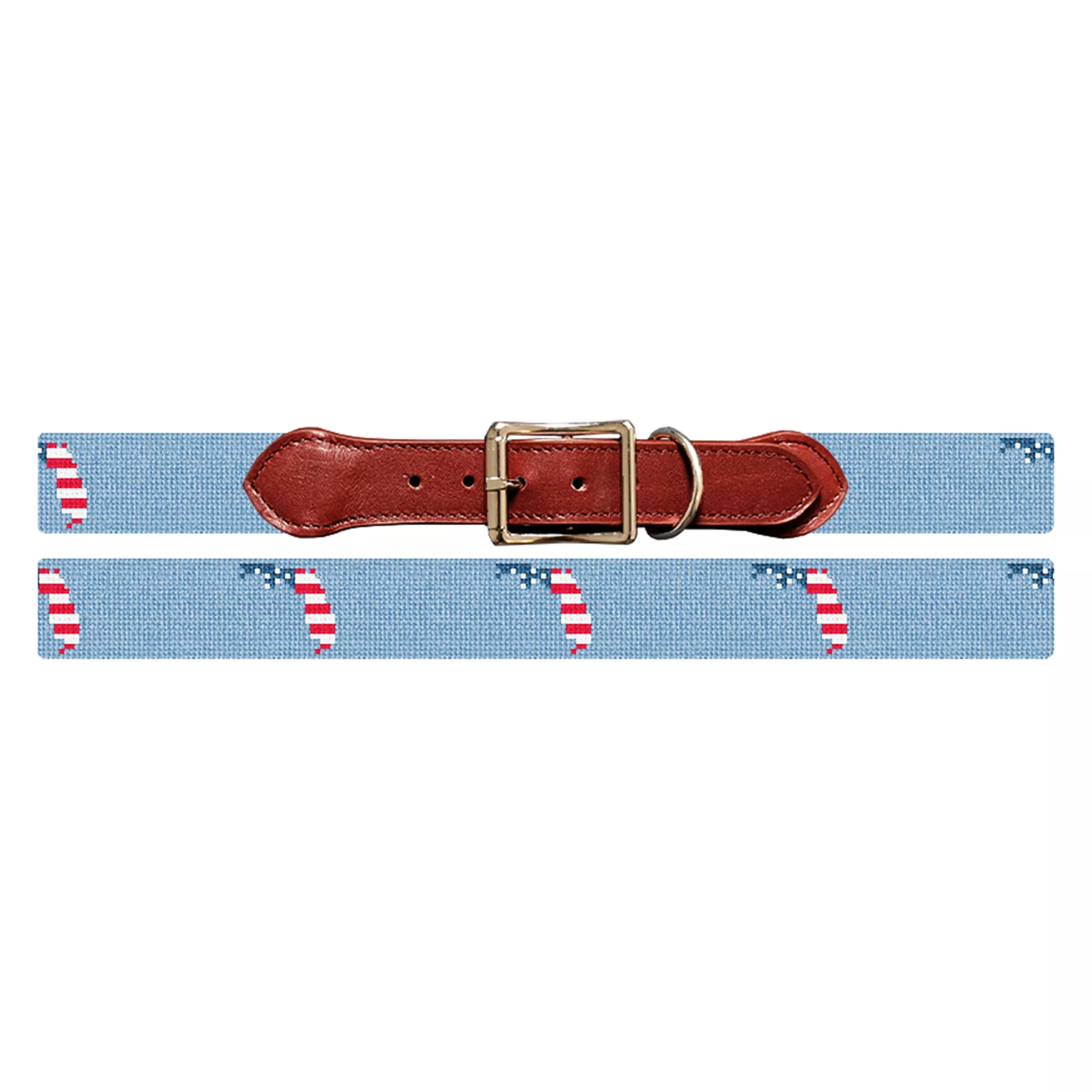 Florida State Needlepoint Dog Collar