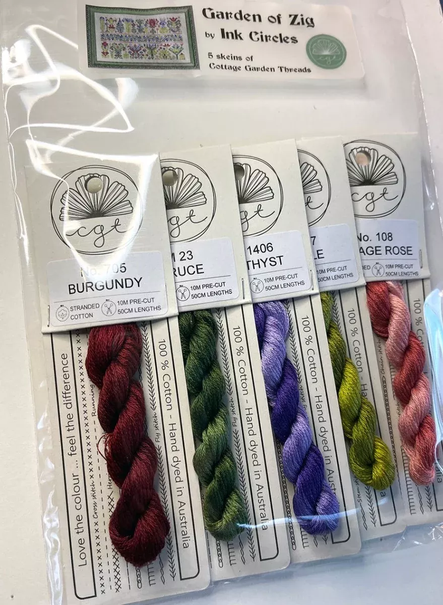 Garden of Zig Thread Pack by Cottage Garden Threads