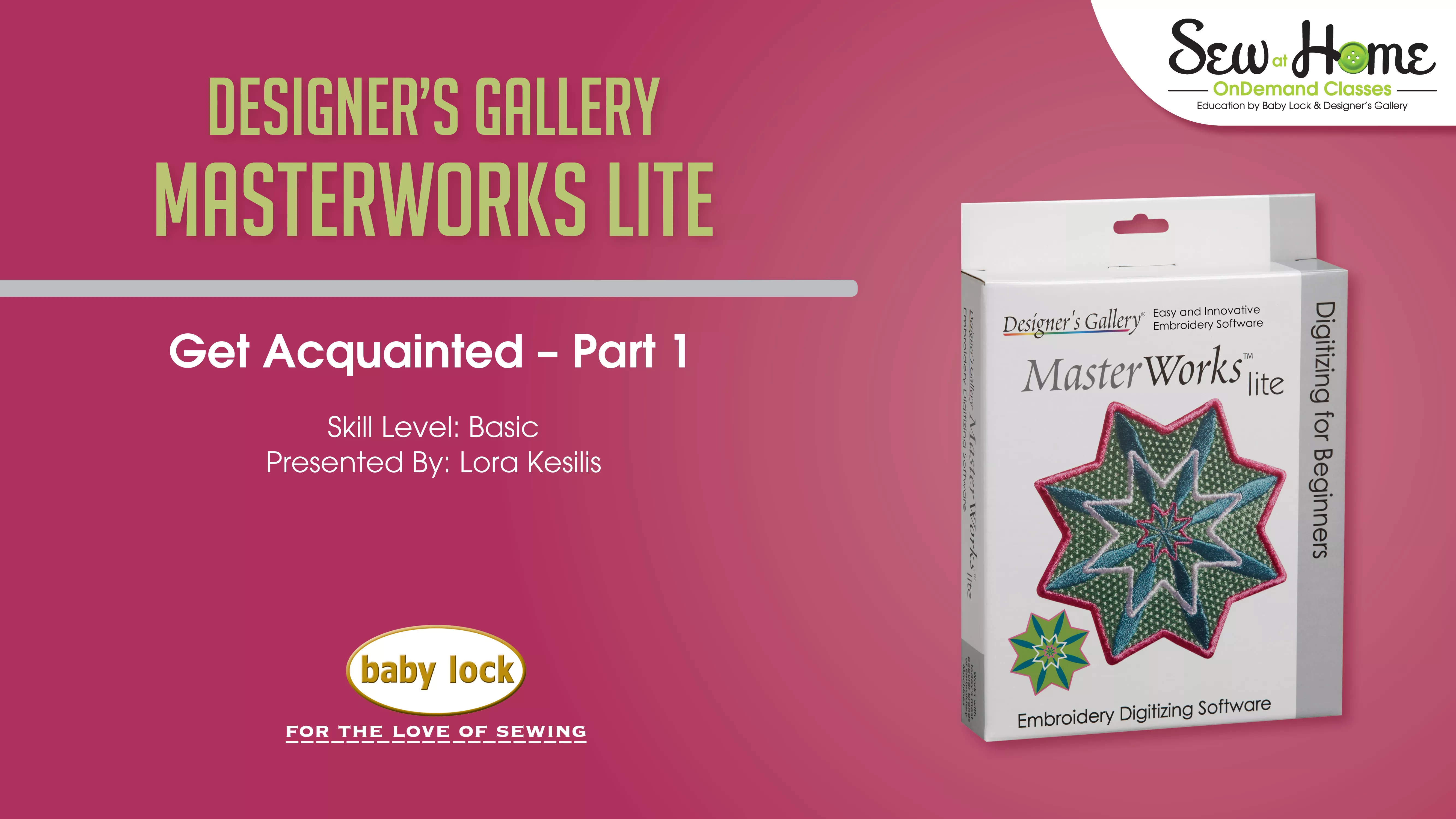 Get Acquainted with MasterWorks Lite - Part 1