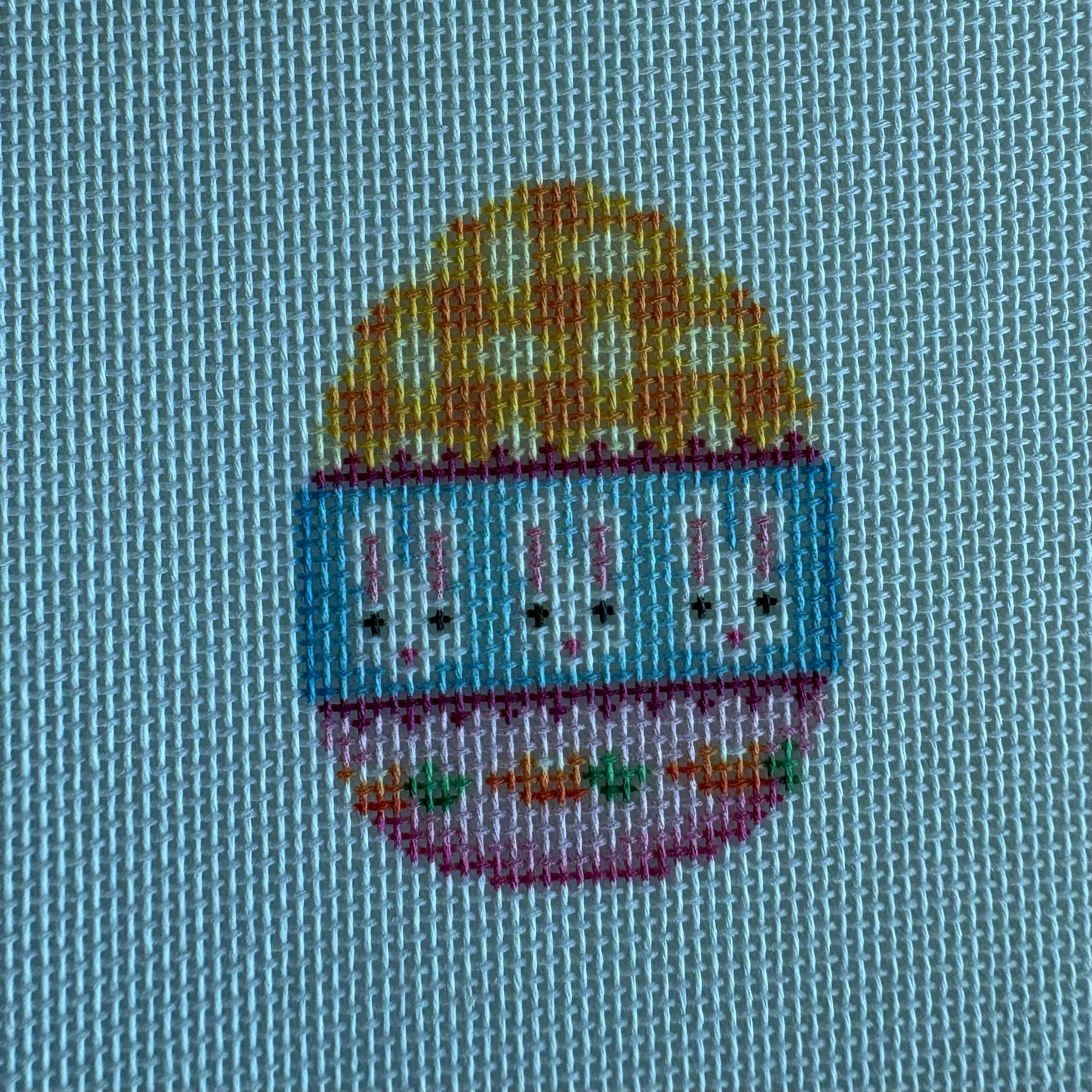 Gingham Bunnies Mini Egg