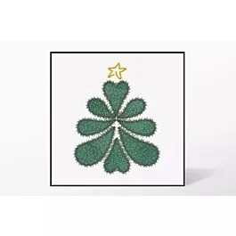 GO! Heather Feather Tree Single #3 Embroidery Designs by V-Stitch Designs