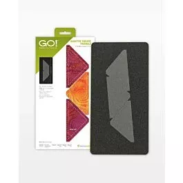 GO! Quarter Square Triangle-4" Finished Square (3 triangles) Die