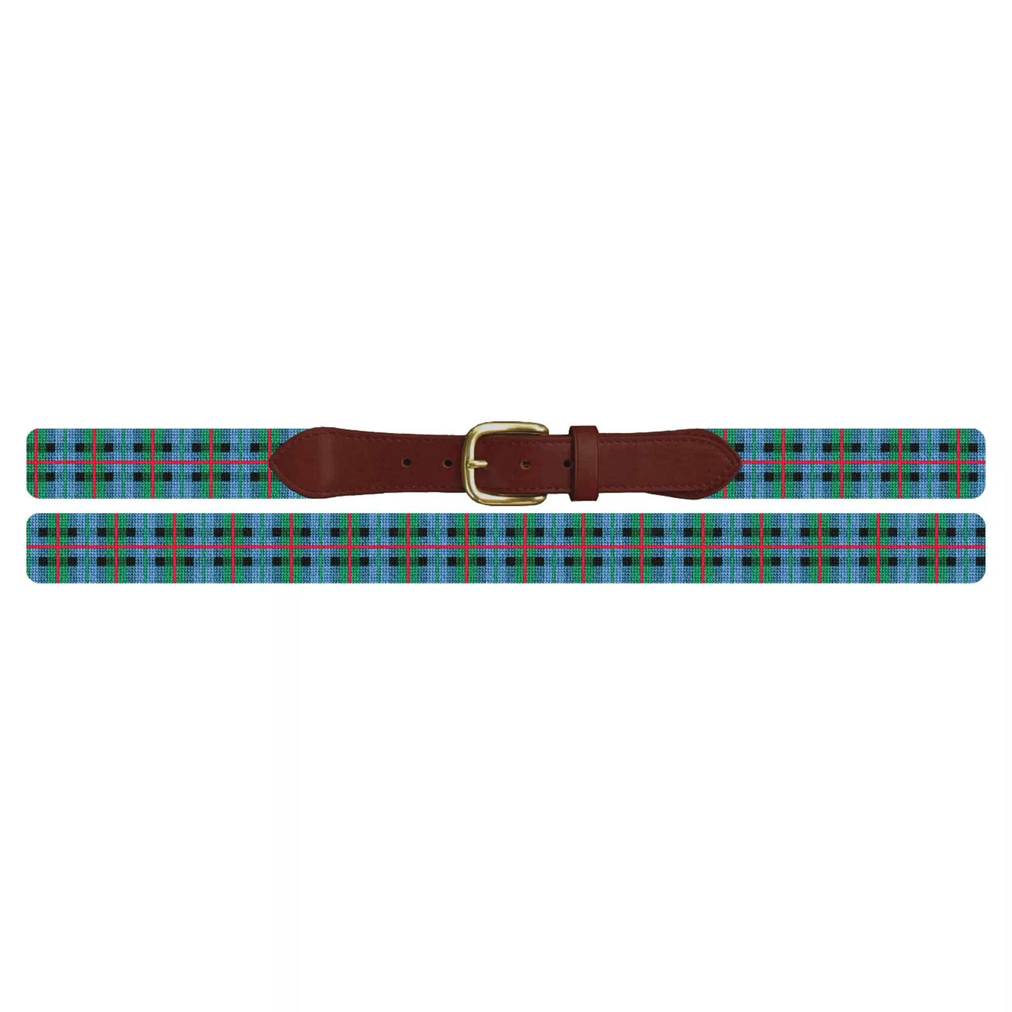 Gunn Tartan Needlepoint Belt