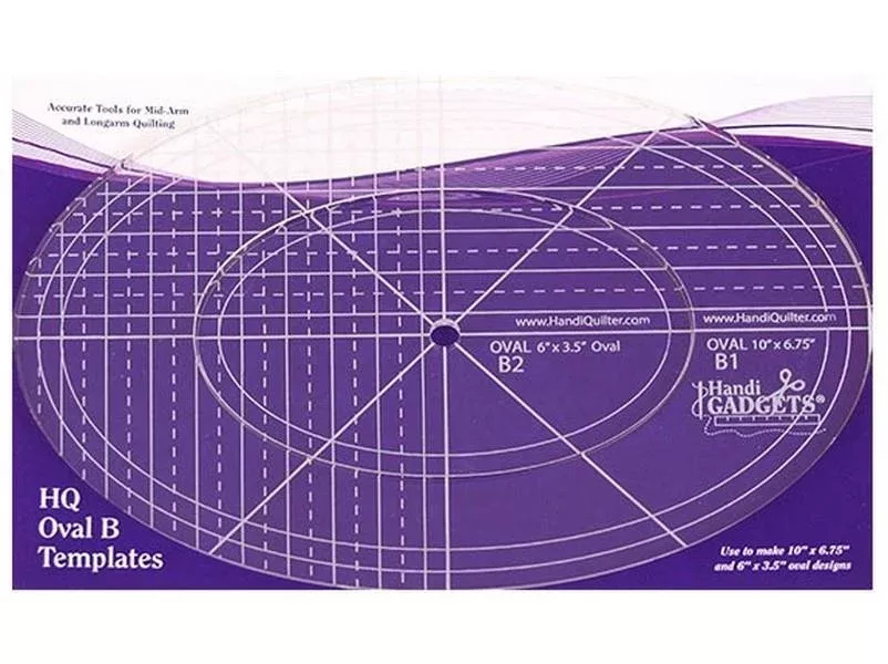 HANDI OVAL RULER B 10", 6"